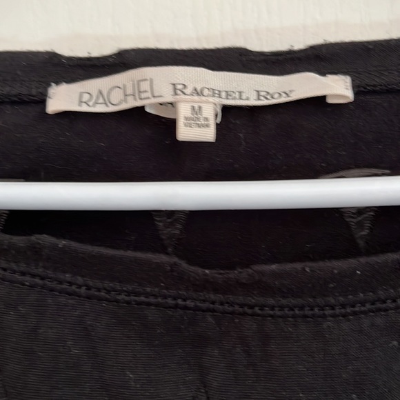 Rachel Roy black cut out shirt - Picture 3 of 6